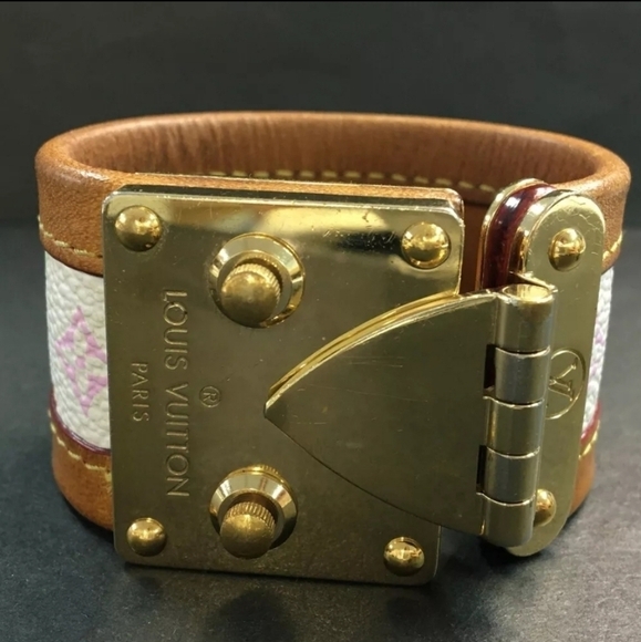 Louis Vuitton Monogram MultiColor Cellure Bracelet with Dust Bag and box - Picture 4 of 7